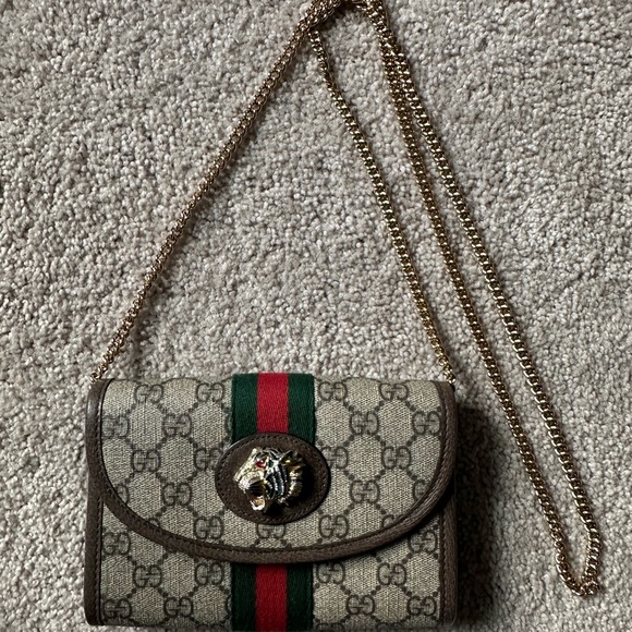 Gucci Supreme Rajah Mini Crossbody w/ Animal Emblem - Like New + Original Box - Picture 3 of 9
